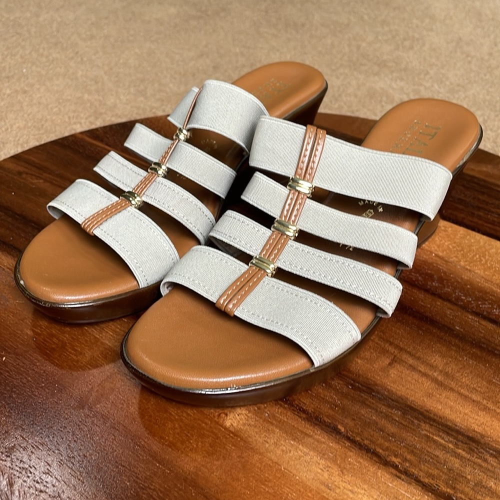 Italian Shoemakers Wedge Sandals - Picture 6 of 12